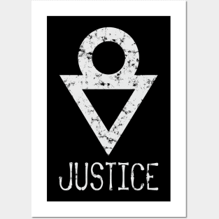 Africa Sankofa Adinkra Symbol "Justice" Posters and Art